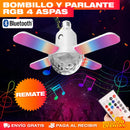 Bombilla LED Colorida y Parlante Bluetooth