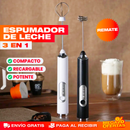 Espumador de Leche 3 en 1 con Base