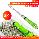 Kit Destornillador 32 Piezas – Promo 2x1