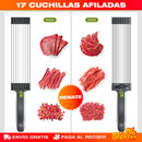 Rebanador de Carne Manual de Acero Inoxidable