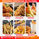 Olla Freidora con Termómetro de Acero Inoxidable