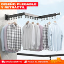 Gancho Tendedero Retráctil de Aluminio – Alta Calidad