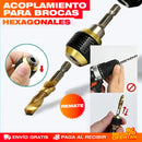 Acople Adaptador Hexagonal con Cambio Rápido para Brocas