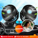 Ventilador de Doble Cabeza para Carro