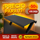 Soporte TV de Mesa, Repisa y Módem Multifuncional