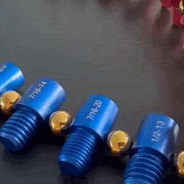 Verificador de Roscas y Tornillos 52 Piezas Métrico e Imperial