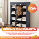 Closet Portátil de 3 Compartimientos – Tamaño Grande