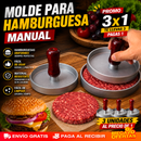 PROMO 3X1 Molde Manual para Hamburguesas