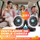 Ventilador de Doble Cabeza para Vehículo – Promo 2x1