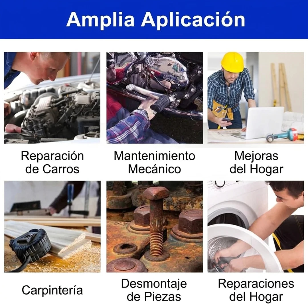 Pack X2 Mini Llave 1/4 Carraca Agarre Magnético 2 En 1